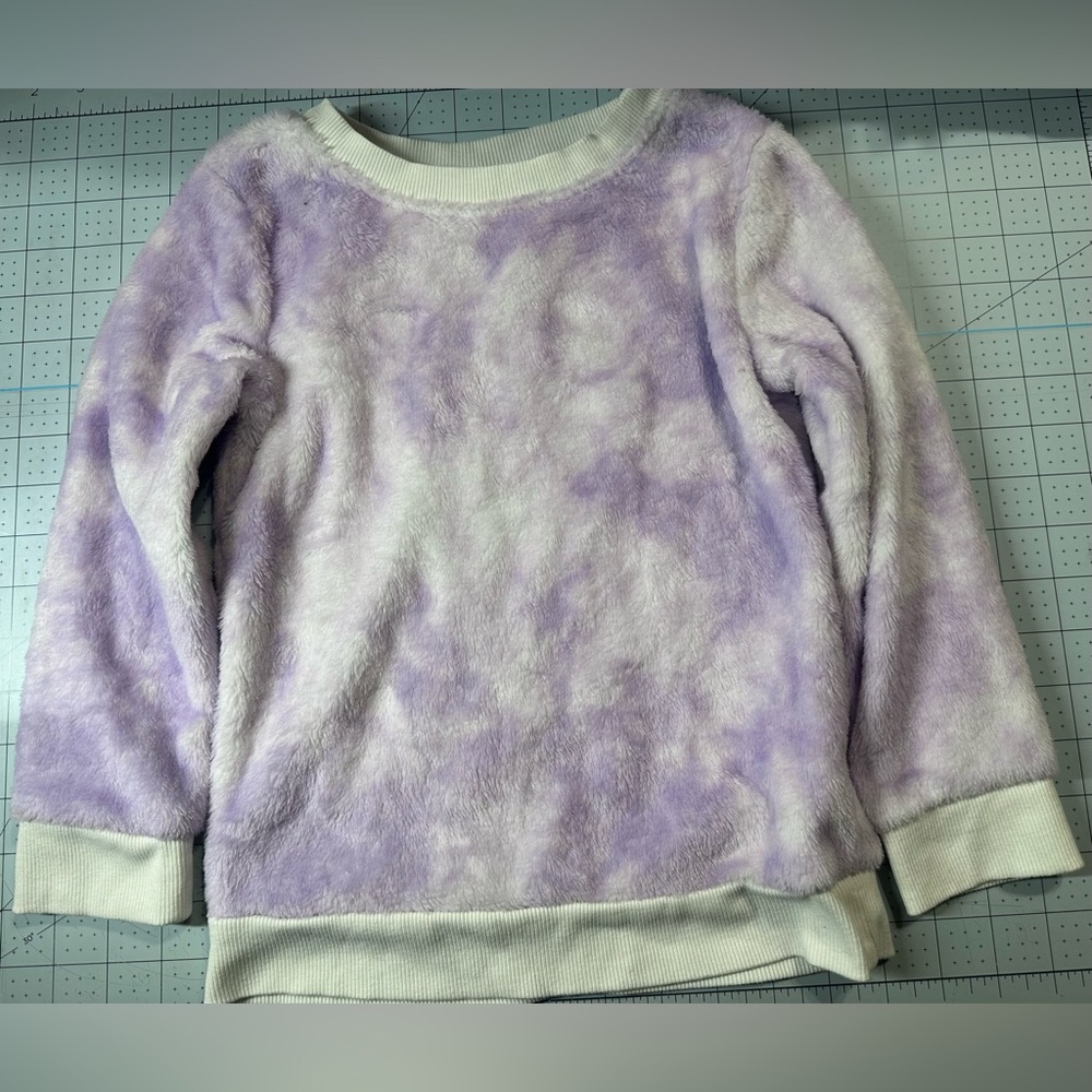 Cat & Jack Toddler girl Plush Soft Sweatshirt Clothes size XS 4/5T